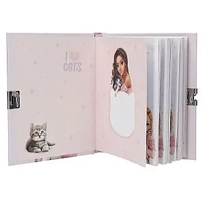 TOPModel Kitty Diary - jurnal cu lacăt cu pisicuțe 1-13569