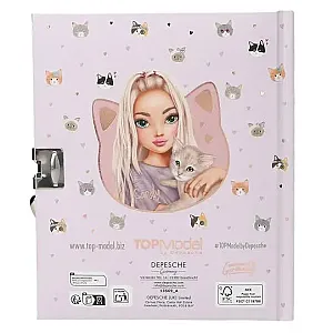 TOPModel Kitty Diary - jurnal cu lacăt cu pisicuțe 1-13569