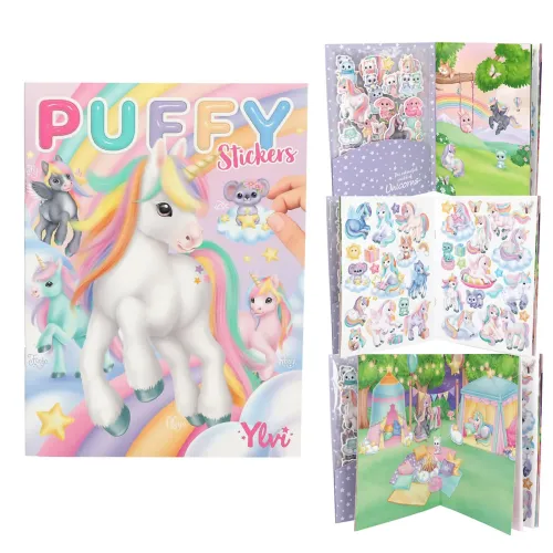 Ylvi Puffy Sticker Book – 3D matricás kreatív album