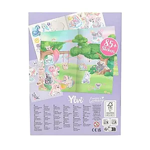 Ylvi Puffy Sticker Book – 3D matricás kreatív album