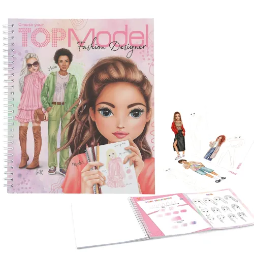 TOPModel Create Your Colouring Book – Carte de colorat