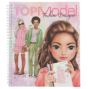 TOPModel Create Your Colouring Book – Carte de colorat