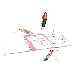TOPModel Create Your Colouring Book – Carte de colorat