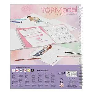 TOPModel Create Your Colouring Book – Carte de colorat