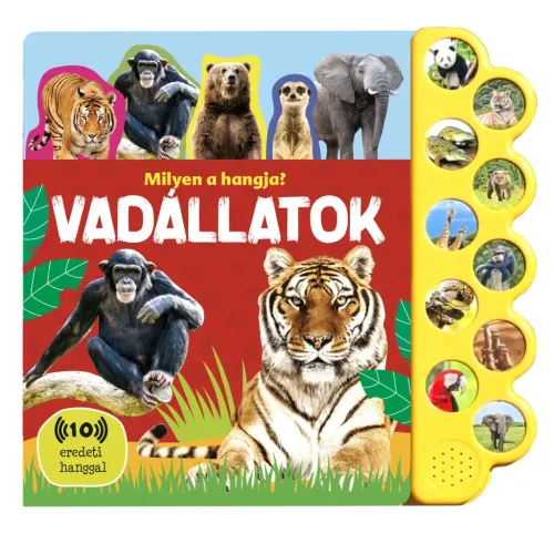 Milyen a hangja? – Vadállatok hangmodulos könyv