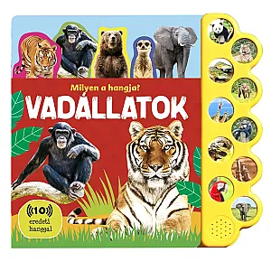 Milyen a hangja? – Vadállatok hangmodulos könyv