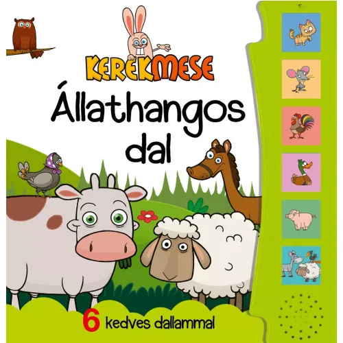 Hangos könyvecske: Kerekmese – Állathangos dal
