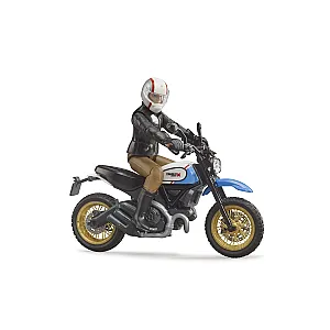 Bruder Ducati Scrambler Desert Sled motoros figurával 63051