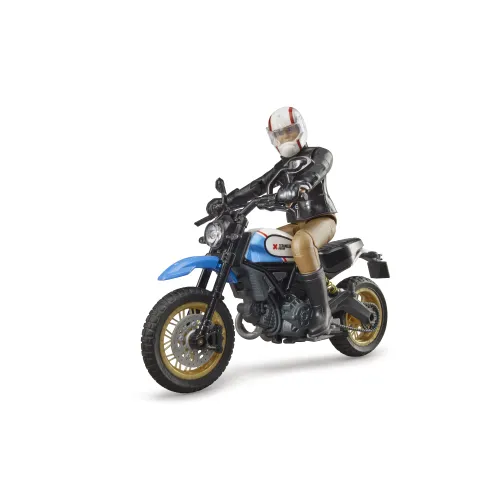 Bruder Ducati Scrambler Desert Sled cu motociclist 63051