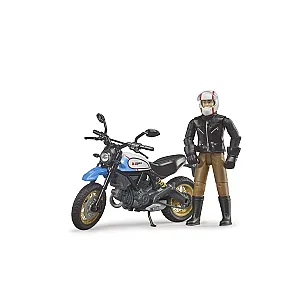 Bruder Ducati Scrambler Desert Sled motoros figurával 63051