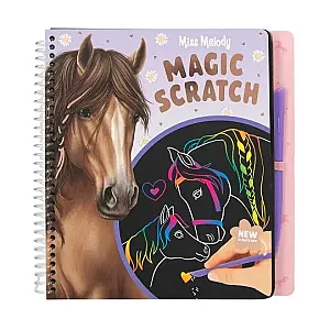 TOPModel Miss Melody Magic Scratch Book – Carte creativă de răzuit 1-13267
