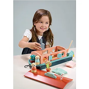 Tender Leaf Toys – Barca familiei de vidre TL8389