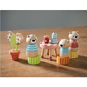 Tender Leaf Toys – Barca familiei de vidre TL8389