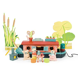 Tender Leaf Toys – Barca familiei de vidre TL8389