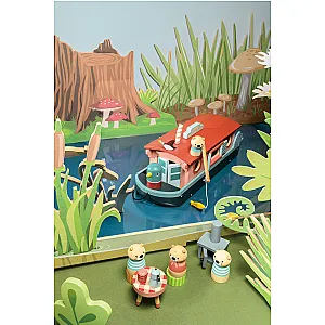 Tender Leaf Toys – Barca familiei de vidre TL8389