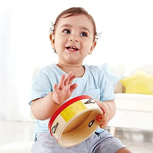 Hape Tap-Along Tambourine – Tamburin din lemn