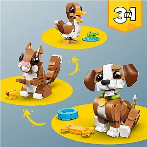 LEGO® Creator 31382 - Aranyos állatok: Játékos kiskutya 