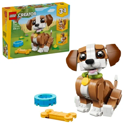 LEGO® Creator 31382 - Aranyos állatok: Játékos kiskutya 