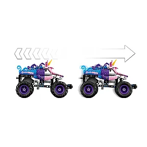 LEGO® Technic 42220 - Monster Jam™ Sparkle Smash™, hátrahúzhatós 