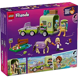 LEGO®  Friends 42695 - Ló- és csikószállító utánfutó