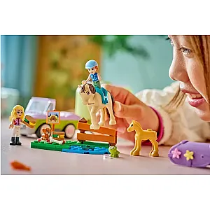 LEGO®  Friends 42695 - Ló- és csikószállító utánfutó
