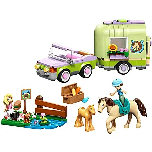 LEGO®  Friends 42695 - Ló- és csikószállító utánfutó