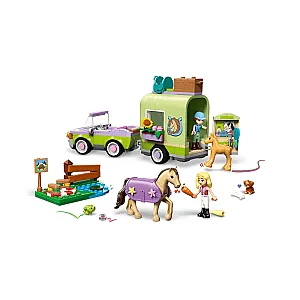 LEGO®  Friends 42695 - Ló- és csikószállító utánfutó