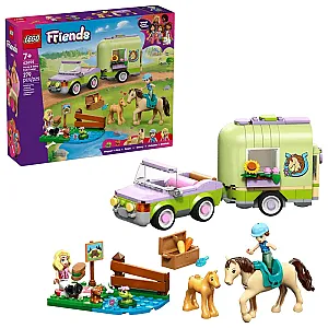LEGO®  Friends 42695 - Ló- és csikószállító utánfutó
