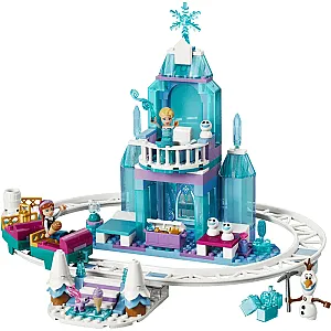 LEGO® Disney™ 43281 - Castelul de gheață al Elsei și aventuri cu sania