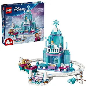 LEGO® Disney™ 43281 - Castelul de gheață al Elsei și aventuri cu sania