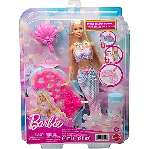 Barbie Bubble Sparkle Mermaid păpușă cu funcție de bule