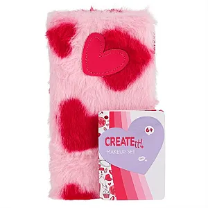 Create it! Make-up caiet pufos în formă de inimă