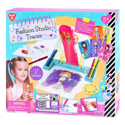 Playgo Fashion Studio Tracer – Set de desen pentru design vestimentar