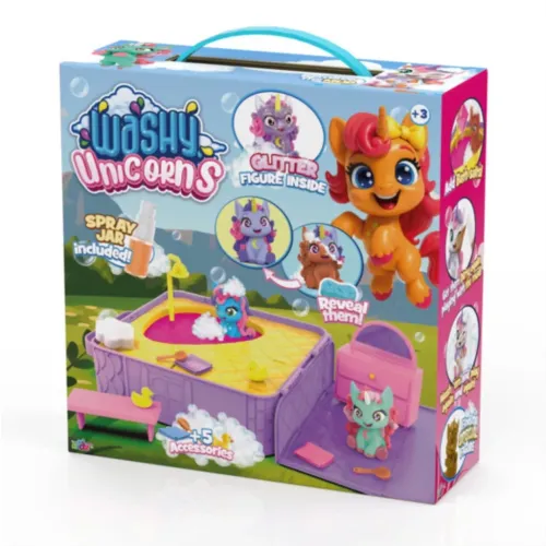Washy Friends Color Reveal – Pancsoló unikornisok jacuzzival