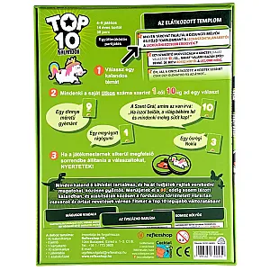 Top 10: Kalandok társasjáték