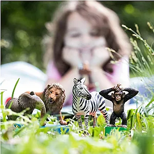 Schleich 42387 – WILD LIFE Set de început cu animale sălbatice