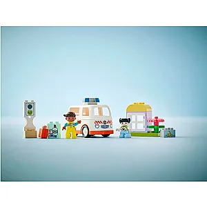 LEGO DUPLO 10447 – Ambulanță și șofer