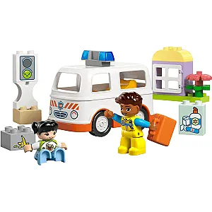 LEGO DUPLO 10447 – Ambulanță și șofer
