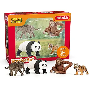 Schleich 42736 – WILD LIFE Ázsiai vadállatok kezdőszett