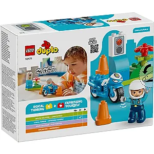 LEGO DUPLO 10471 – Motocicletă albastră de poliție