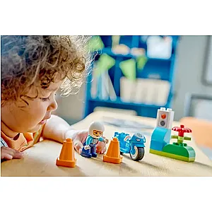 LEGO DUPLO 10471 – Motocicletă albastră de poliție