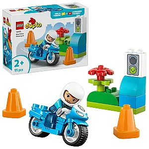 LEGO DUPLO 10471 – Motocicletă albastră de poliție