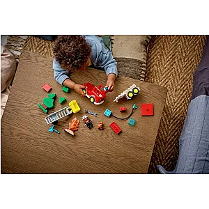 LEGO DUPLO 10473 – Camion de pompieri cu furtun și pompier