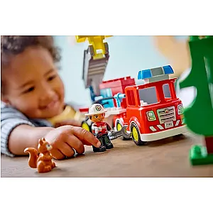 LEGO DUPLO 10473 – Camion de pompieri cu furtun și pompier