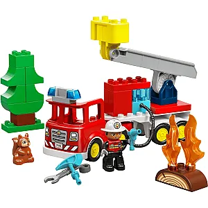 LEGO DUPLO 10473 – Camion de pompieri cu furtun și pompier