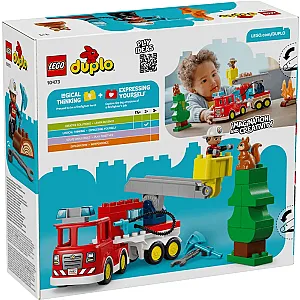 LEGO DUPLO 10473 – Camion de pompieri cu furtun și pompier
