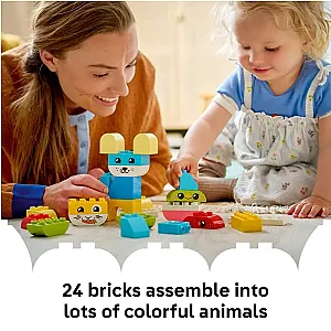 LEGO DUPLO 10477 – Animăluțe de companie creative 3 în 1