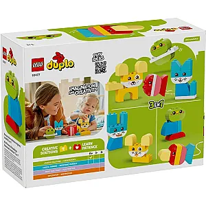LEGO DUPLO 10477 – Animăluțe de companie creative 3 în 1