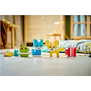 LEGO DUPLO 10477 – Animăluțe de companie creative 3 în 1