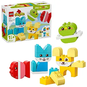 LEGO DUPLO 10477 – Animăluțe de companie creative 3 în 1